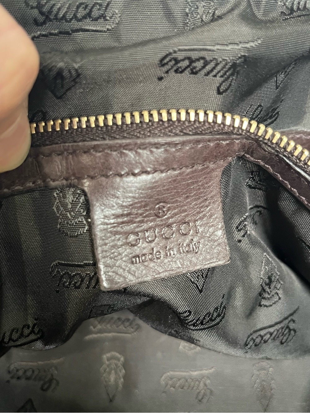 Gucci Hysteria Python Snakeskin Top Handle Bag Y2K Gold Medallion - Picture 14 of 15
